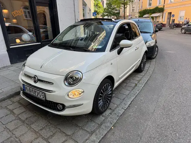 Fiat 500C Cabrio weiß metallic