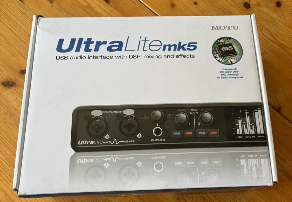 MOTU UltraLite mk5 Audio Interface USB 18 x 22 Kanäle 24 Bit 192 kHz