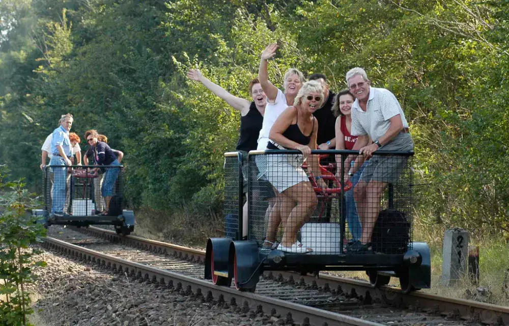 Mit der Draisine durch den Fläming (Brandenburg)