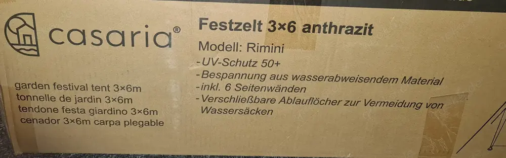 Verkaufe ein Festzelt