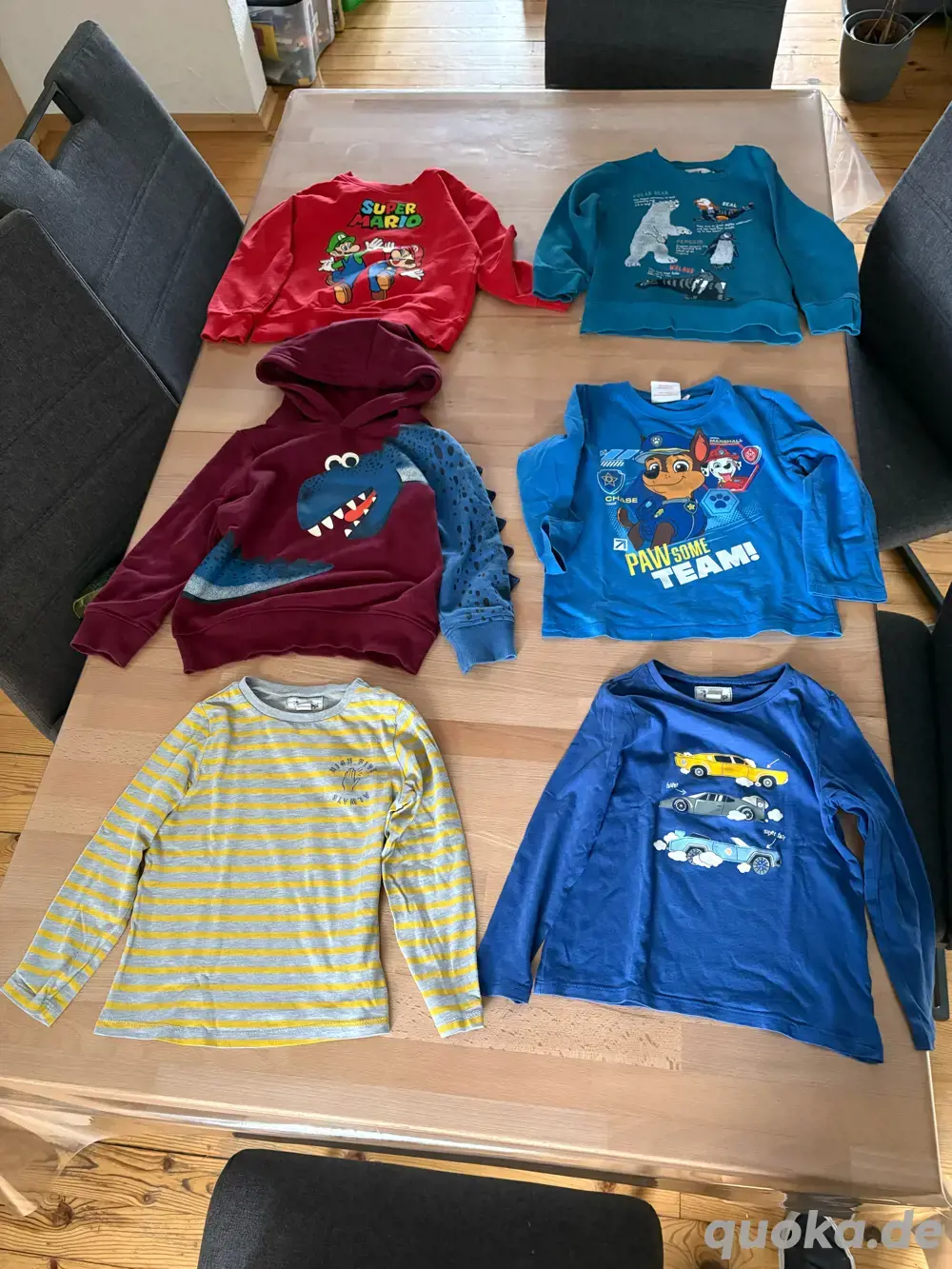 6 Jungen Pullover verschiedener Marken, Größe 104
