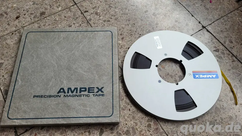 Ampex Grand Master 456 Tape Bandspule Tonband im Schuber