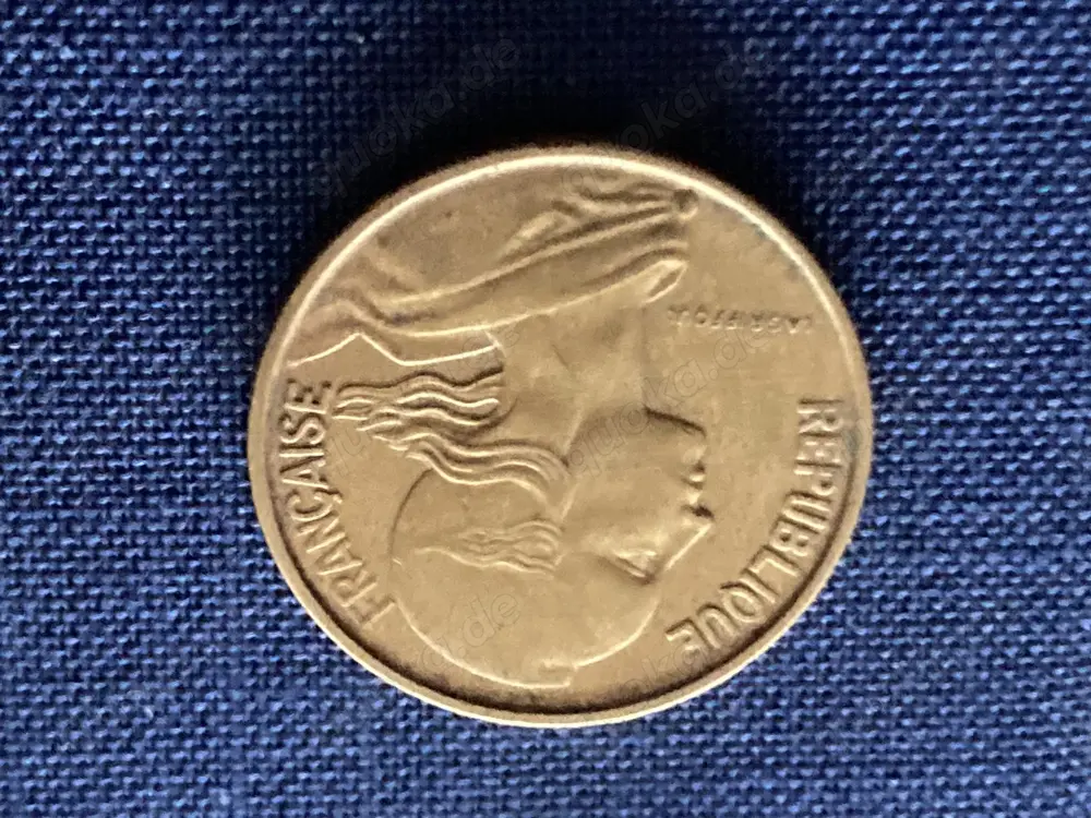 Münze Münzen Umlaufmünze Frankreich 10 Centimes 1967