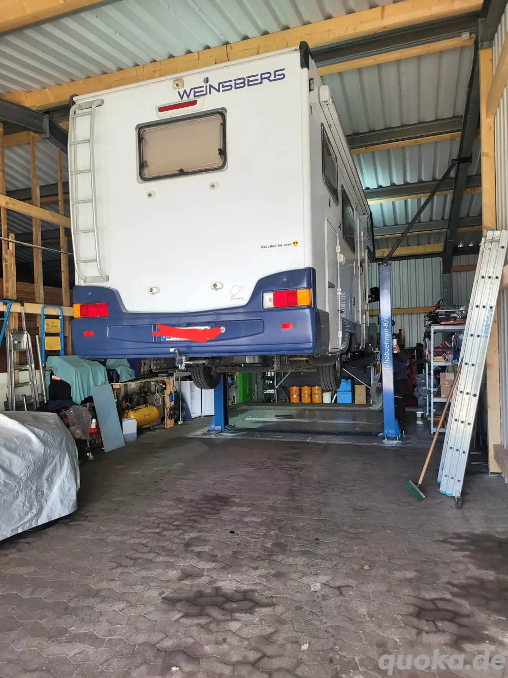 Werkstatt oder Hebebühne zu vermieten Tageweise  Werkstatt oder Hebebühne zu vermieten Tageweise