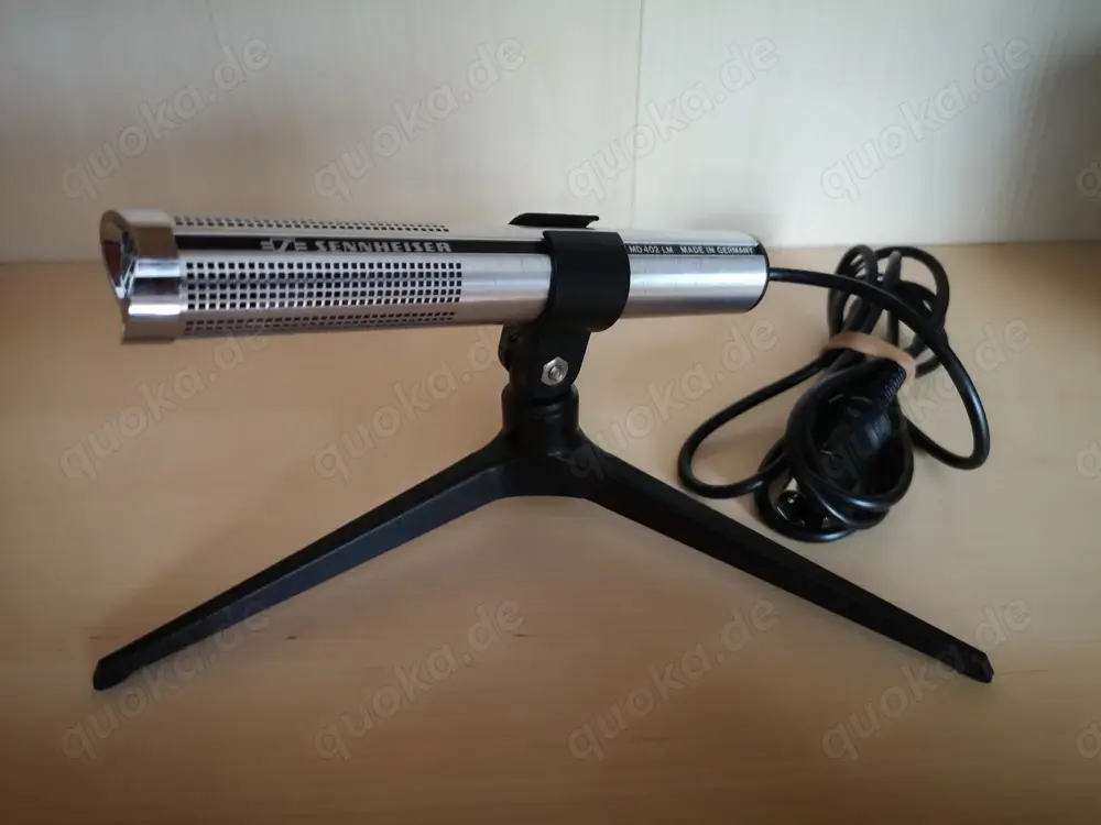 Sennheiser MD 402 LM Dynamisches Richtmikrofon mit Stativ