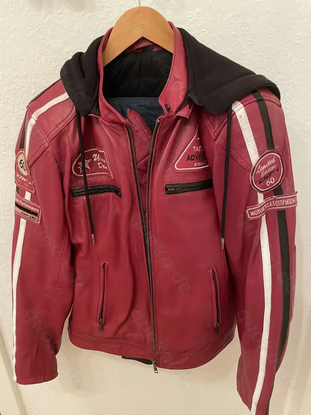 Motorrad Leder Jacke Difi Jolene Damen Größe 44