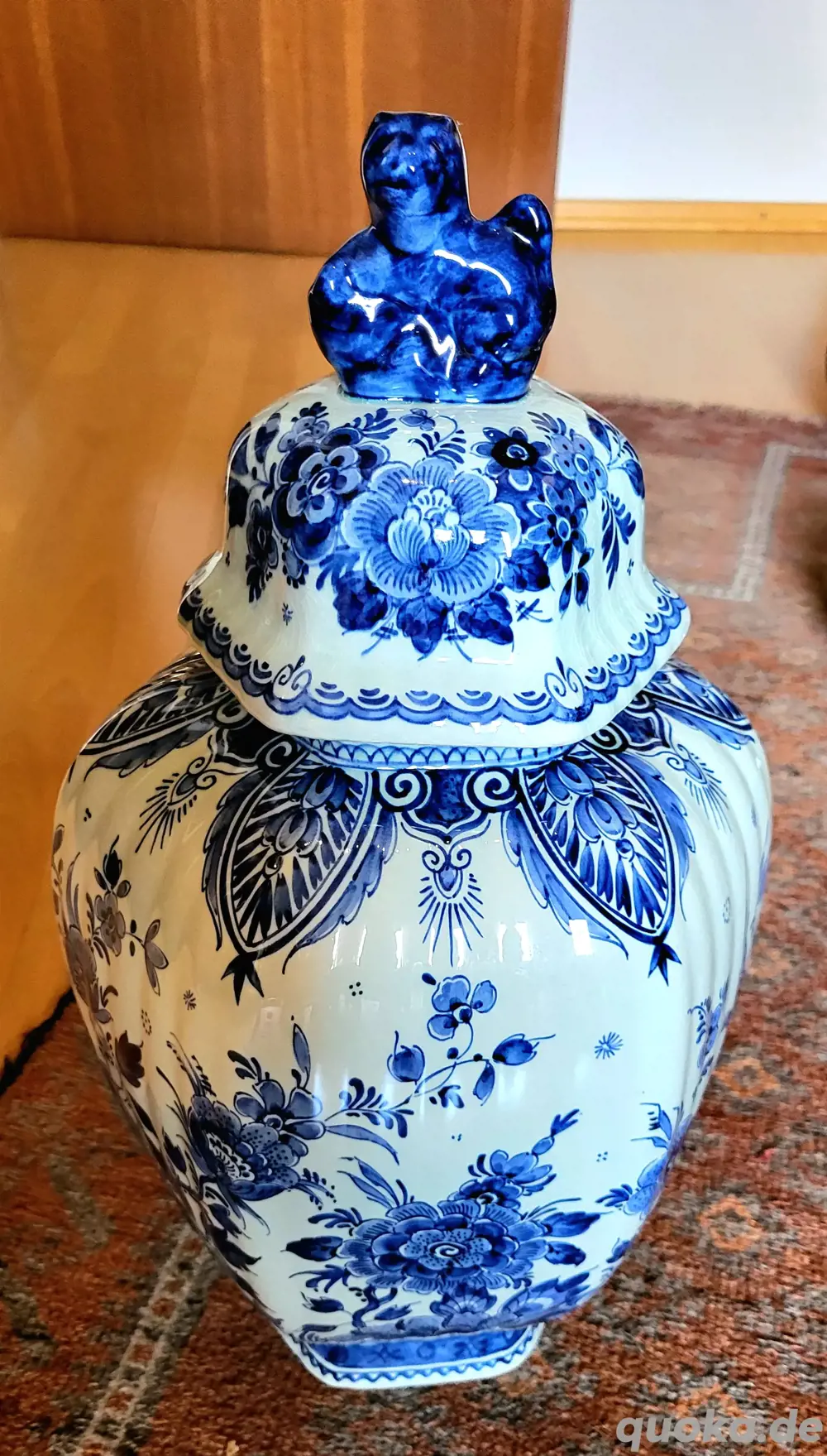 Delft Royal Deckelvase