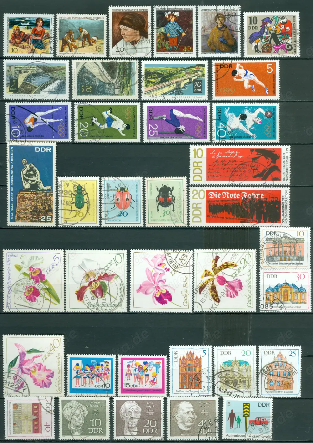 DDR gestempelt aus Nr. 1393-1506