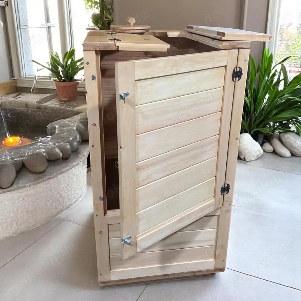 Mini saunen für balkon badezimmer Ayurveda detox sauna zedernholz sauna sitzsauna mini außensauna