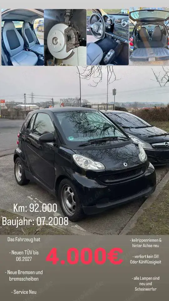 smart forTwo smart 451 TÜV/Bremsen/Service Neu!