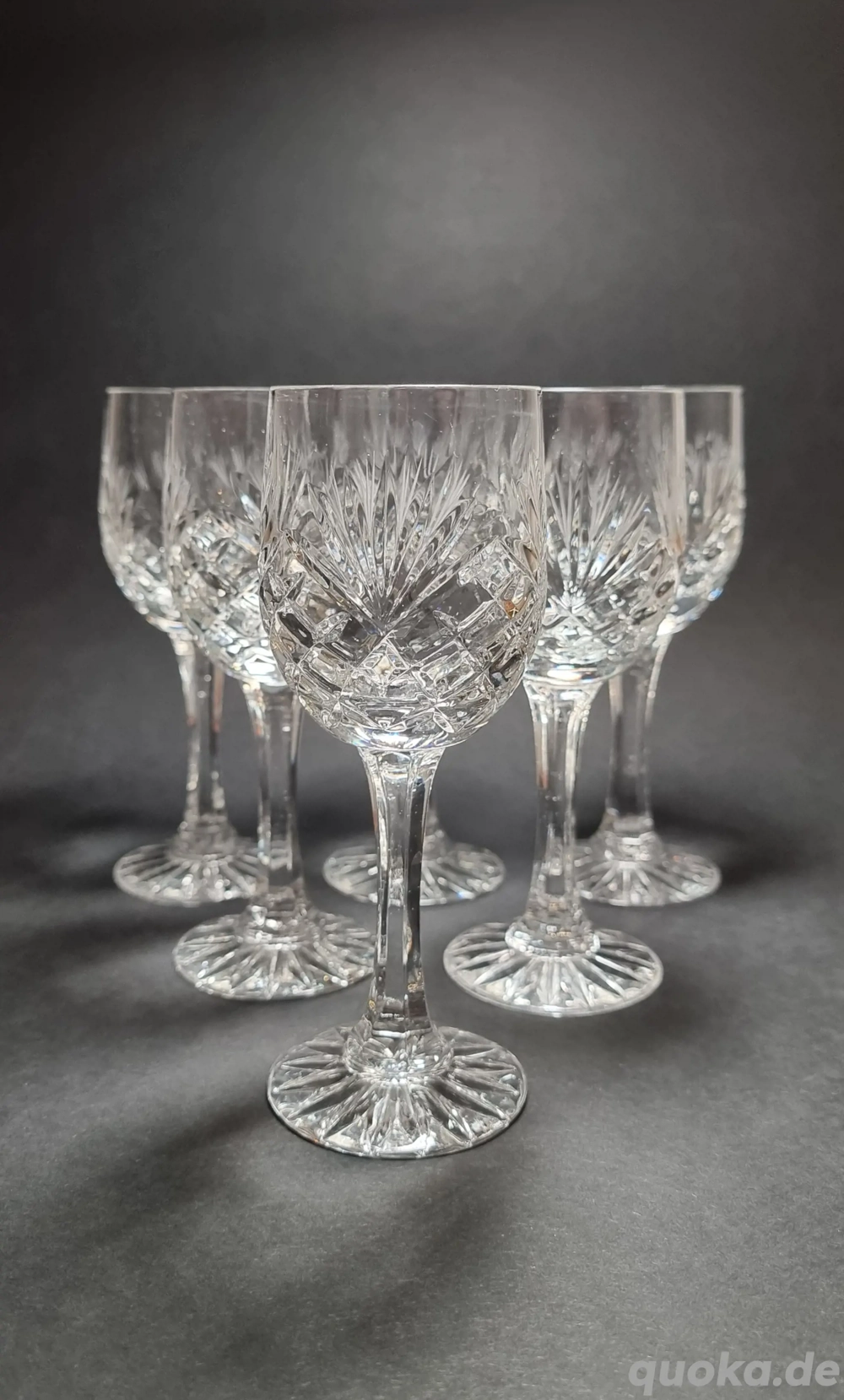 Kristallgläser | Weingläser | Vintage Weinglas Set | Kristallglas