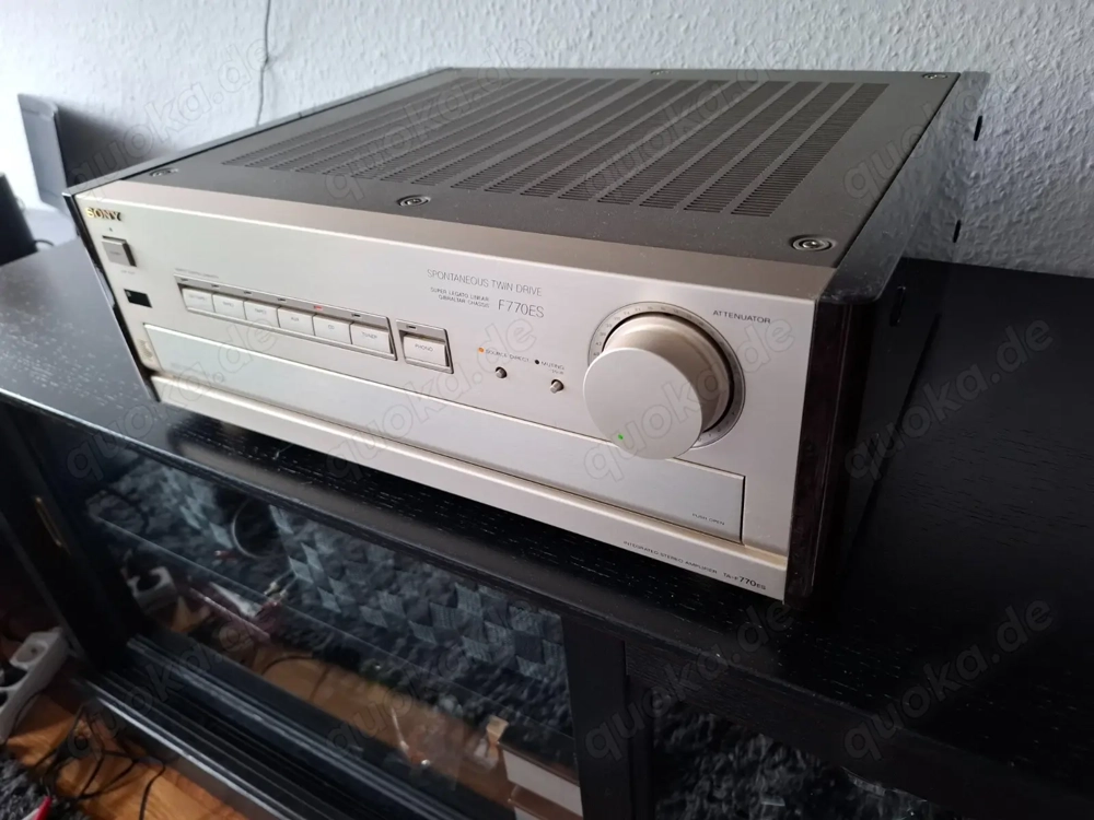 Sony TA-F 770ES Vollverstärker Esprit Champagner Vintage Sony TA-F 770ES Vollverstärker Esprit Champagner Vintage