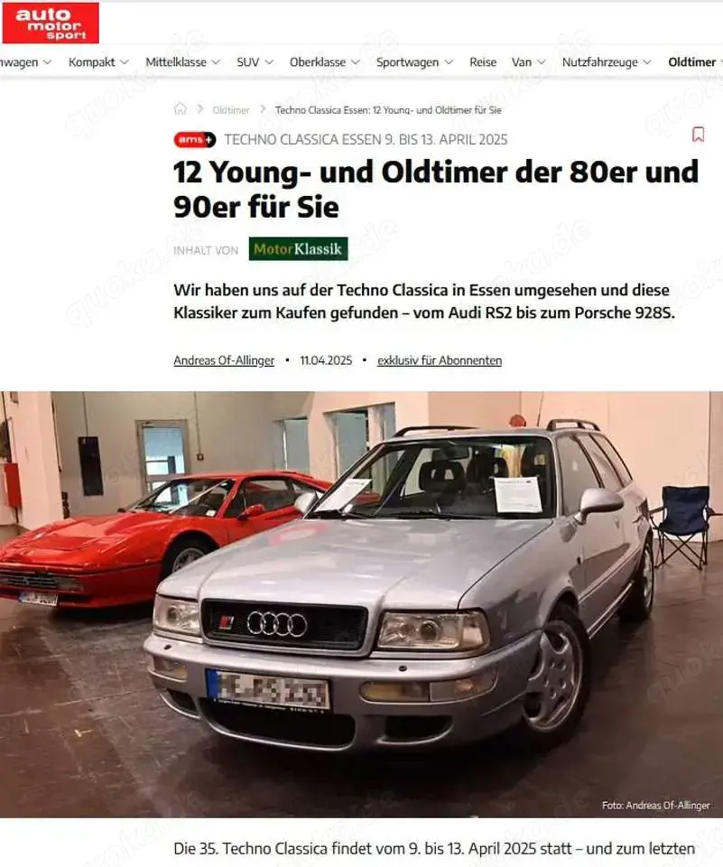 Audi RS2 80 Avant RS2