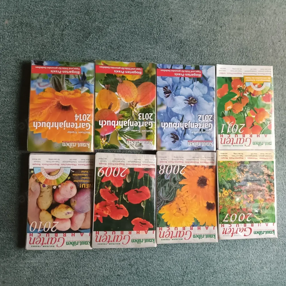 Kraut&Rüben Gartenjahrbuch von 2007 bis 2014