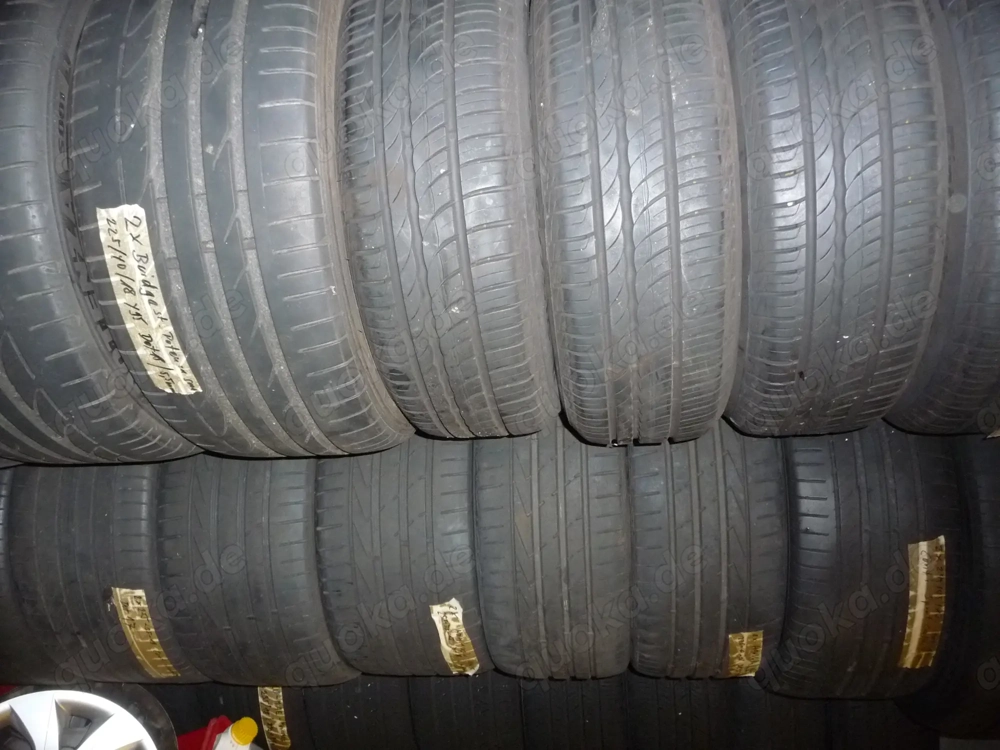 2 Sommer Reifen Hankok, 225-40-18, Dot 16, ca 4,5 mm