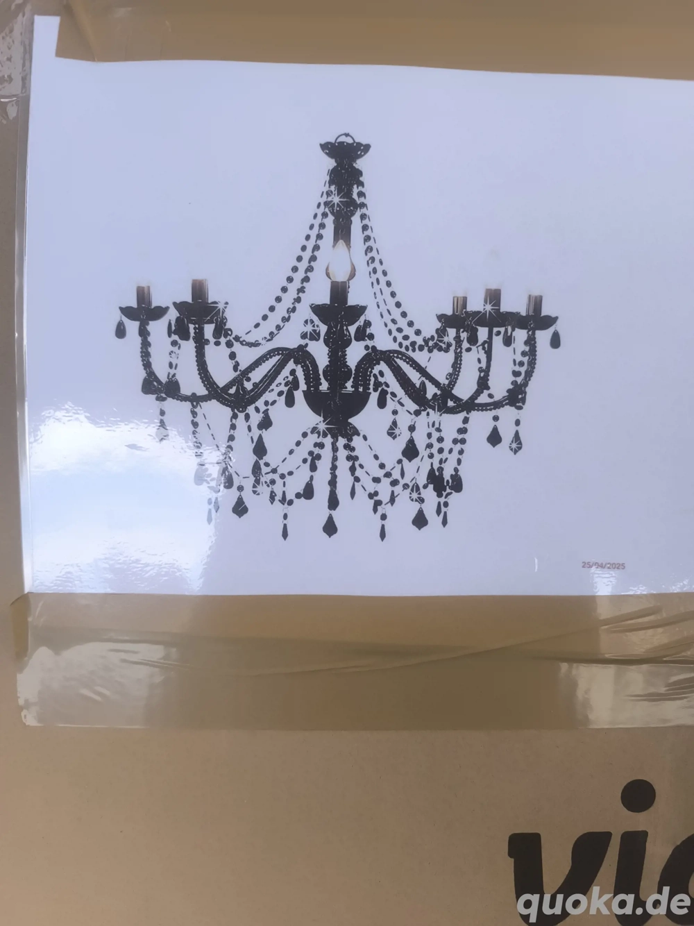 Kronleuchter schwarz NEU Kronleuchter schwarz NEU