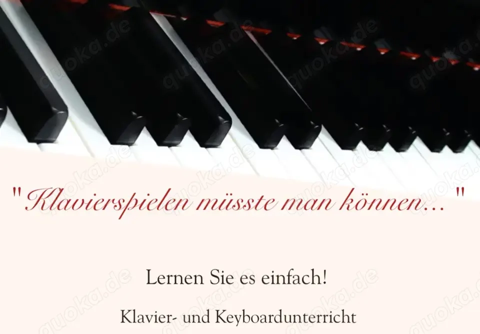 Klavierunterricht   Keyboardunterricht in 50126 Bergheim