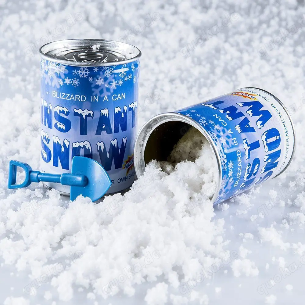 Schneesturm in einer Dose 5 Dosen Instant künstlicher magischer Schnee Schneesturm in einer Dose 5 Dosen Instant künstlicher magischer Schnee