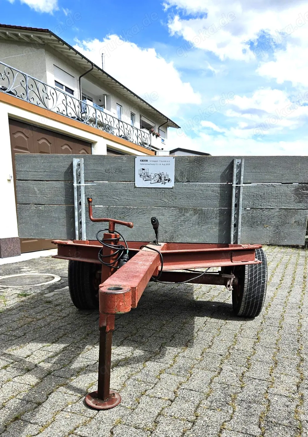 Traktor Anhänger - Oldtimer Neuer Holzaufbau, guter Zustand