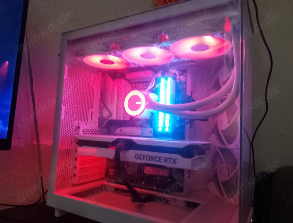 High End Gaming PC RTX 4070 SUPER 12GB OC Ryzen 7 7700 32GB DDR5 Wasserkühlung