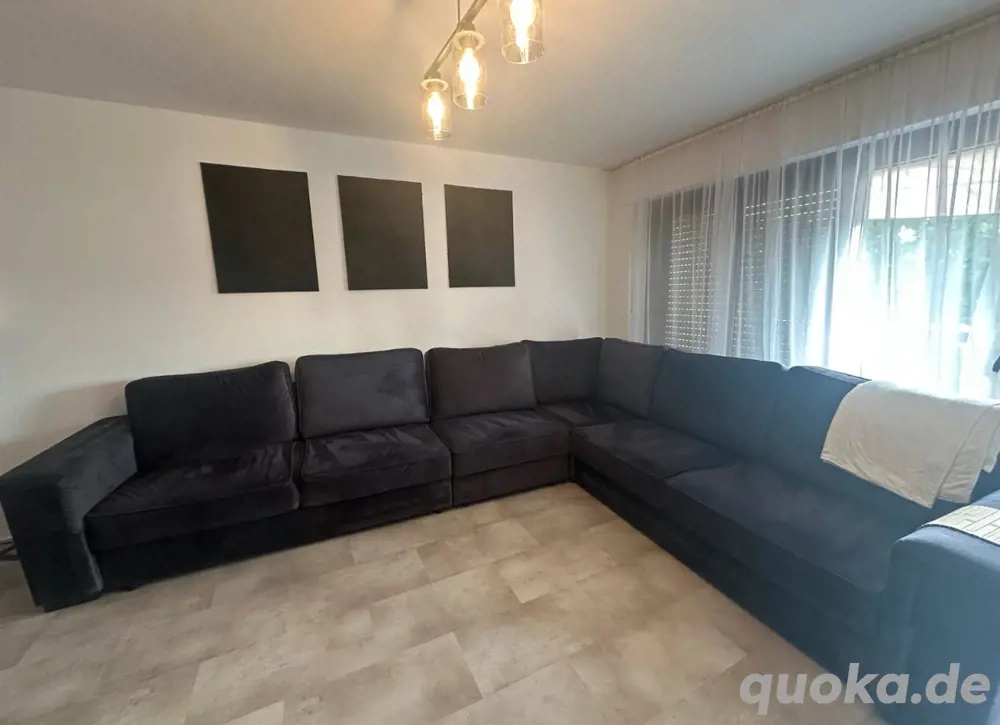 Sofa Schwarz Samt Raus wegen UMZUG 