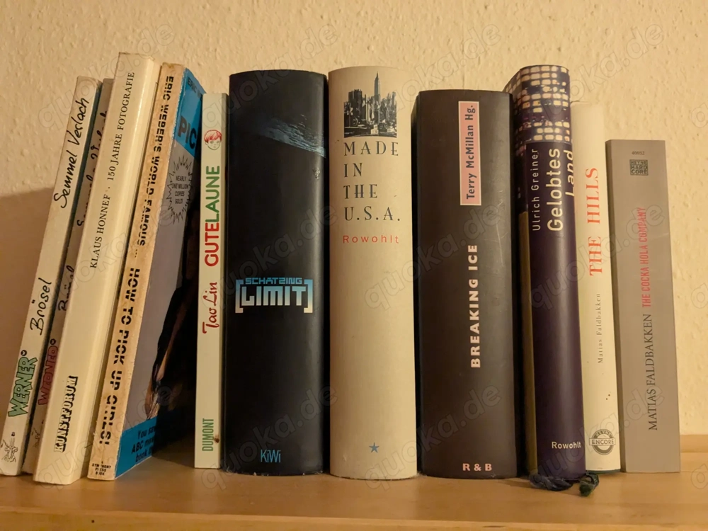 Bücher querbeet, Romane, Filmbücher, etc Deutsch und Englisch