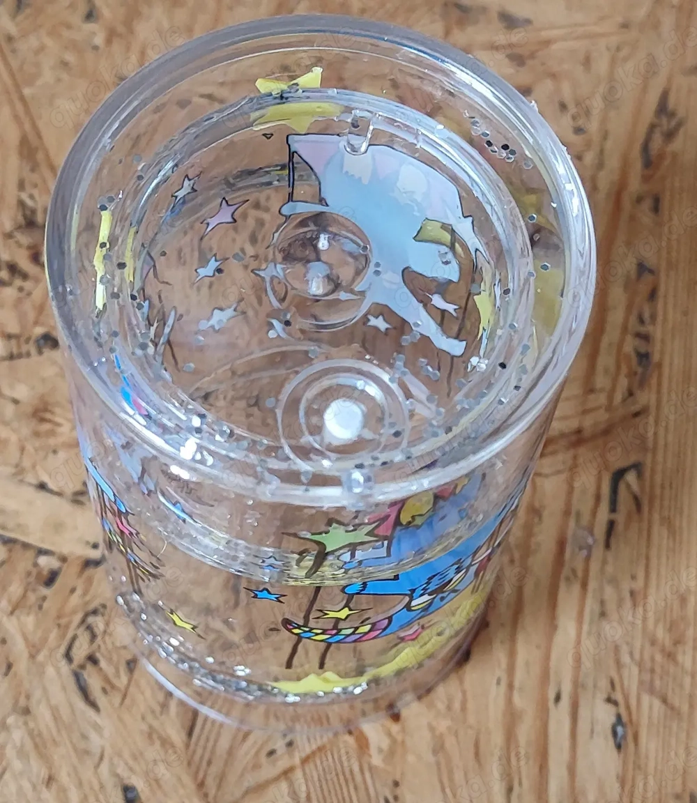 KROGGL doppelwandiger Trinkbecher Sternenhimmel NEU + OVP