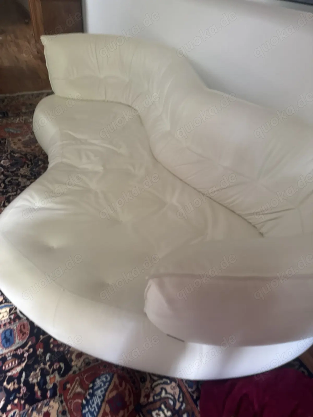 Dresitzer-Sofa von Roche Bobois, weißes Leder
