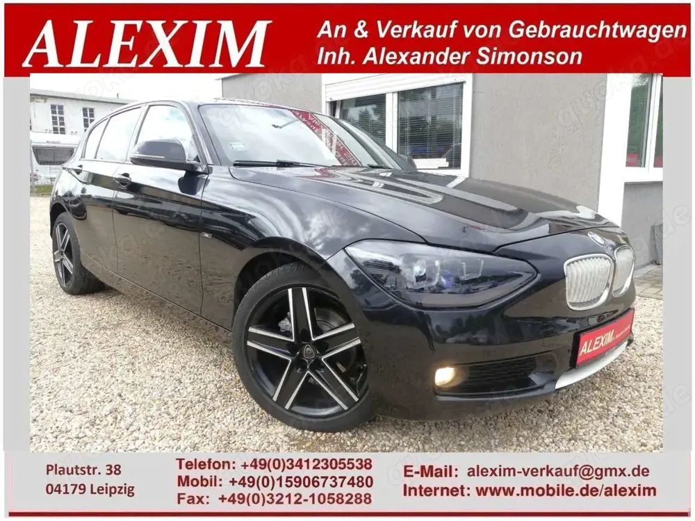 BMW 116 d/Urban/LED/Navi/Teilleder/Schiebedach