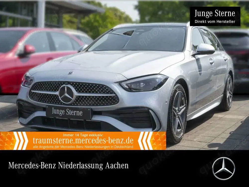 Mercedes-Benz C 300 de T AMG+PANO+360+AHK+TOTW+KEYLESS+9G