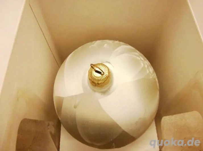 Große Dekorationskugel, Glas, neu