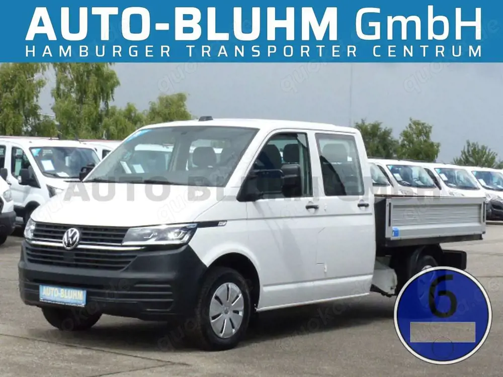 Volkswagen T6 Transporter T6.1 TDI-SCR Doka + Klima Standhzg. 6-Sitze LED