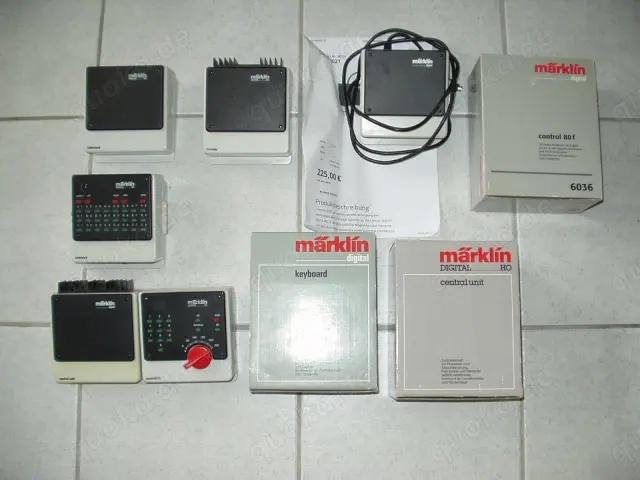 Märklin digitales Konvolut gebraucht u. neu..K 83..6040..6020..6036