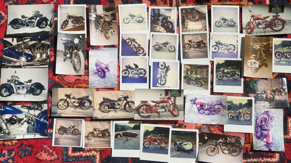 Motorrad Original Fotos 36 Stück 