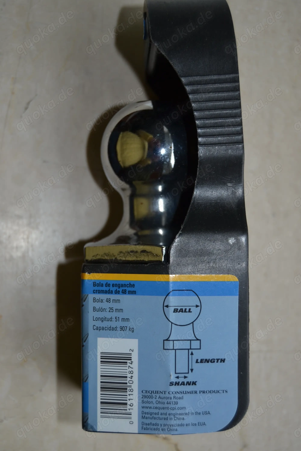 Anhänger Kugelkopf Kupplung mit Gewinde