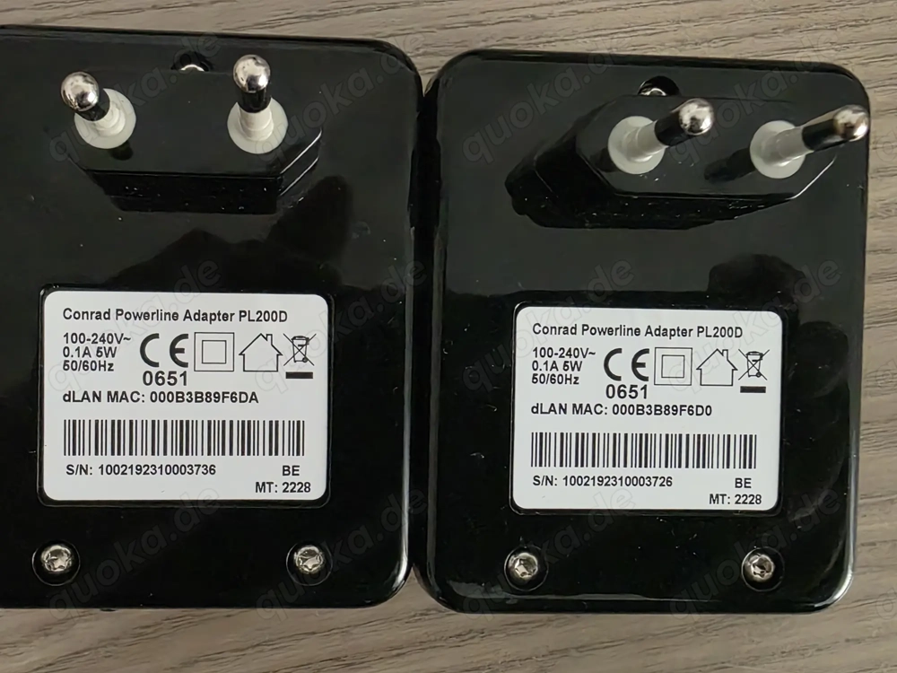 gebbrauchte Powerline Adapter gebraucht