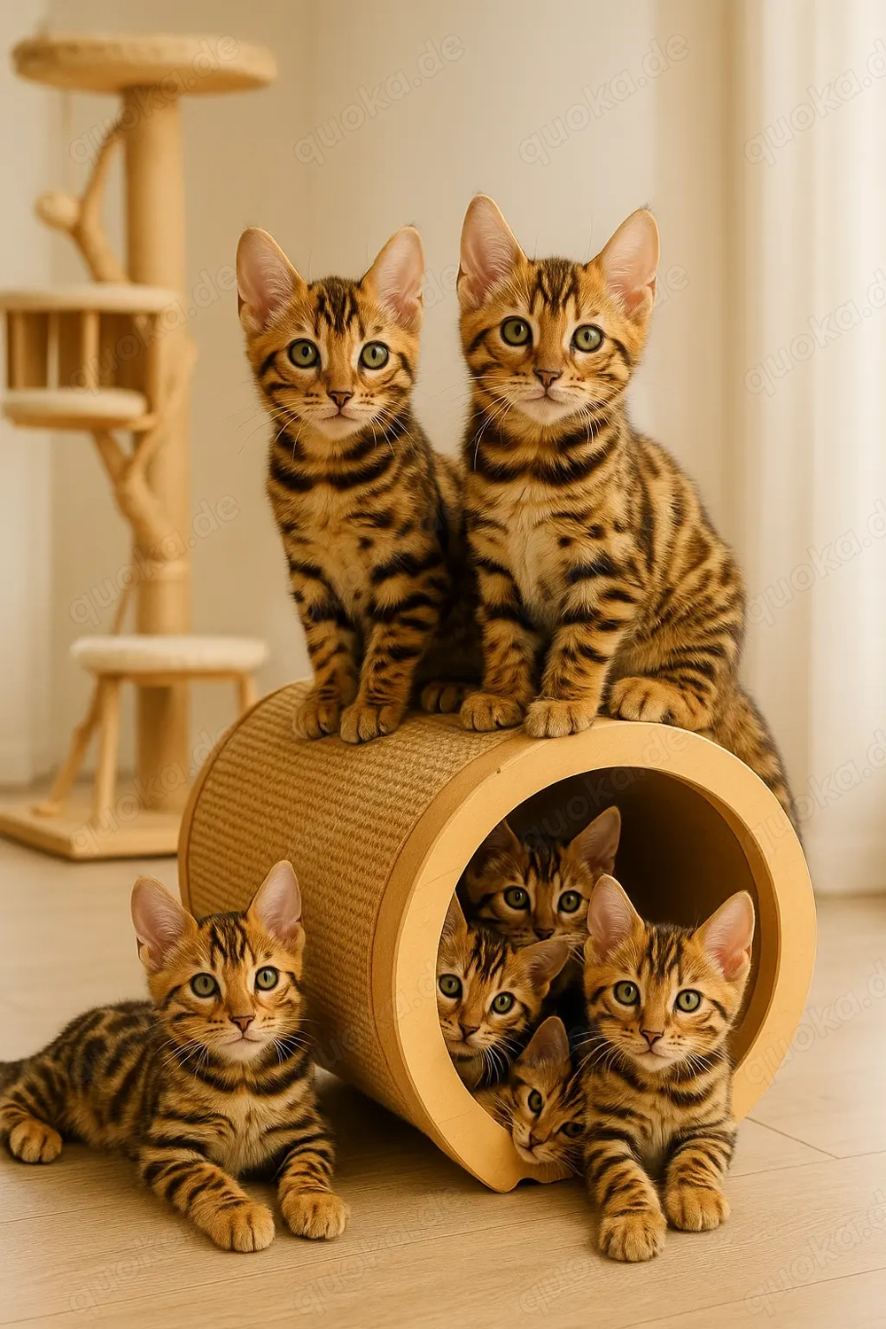 Premium Bengal Katzen Kitten mit Stammbaum 