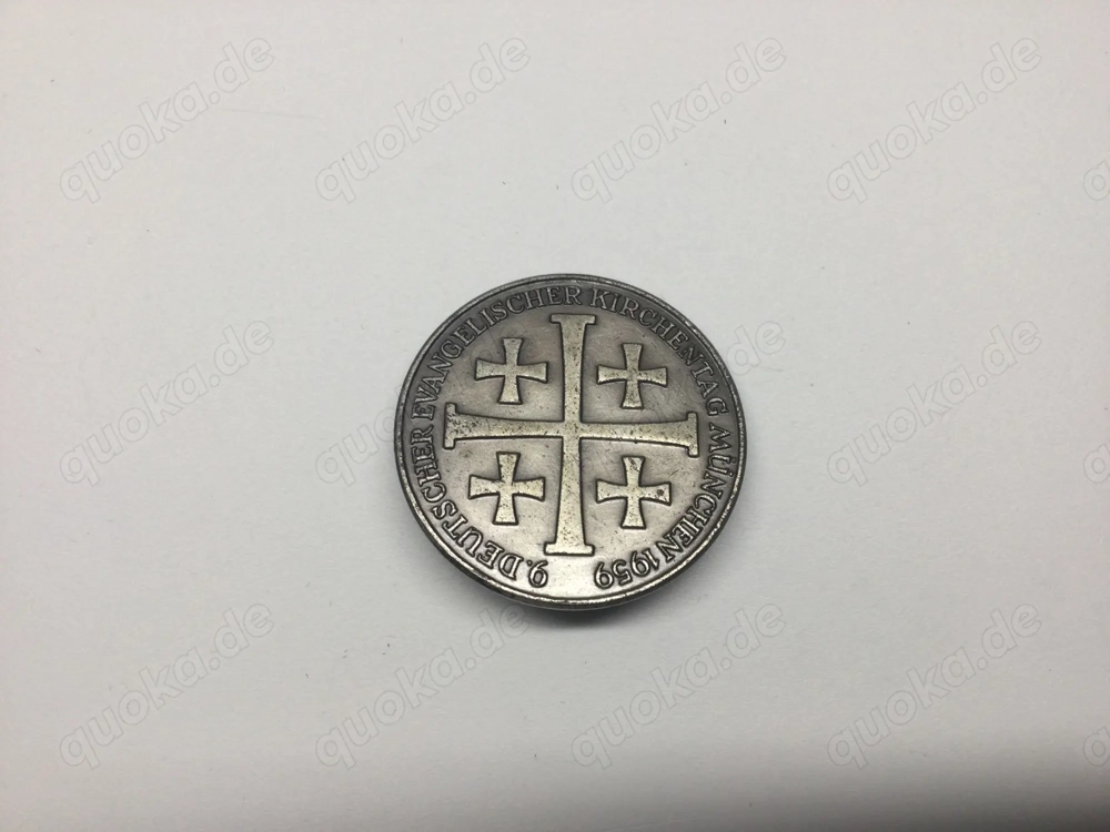 Evangelischer Kirchentag Brosche Vintage 