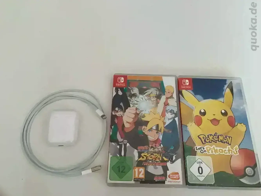 Apple AirPods (2. Gen) plus 2 Switch Spiele