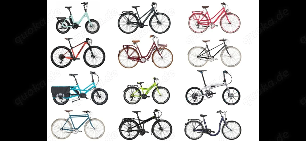 Diverse Fahrräder und Zubehör aus Auflösung des familiären Fahrradfuhrparks.