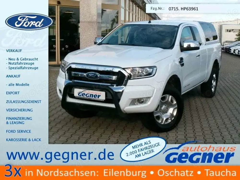 Ford Ranger Extra 160PS Autm. Limited 4x4 Hardtop