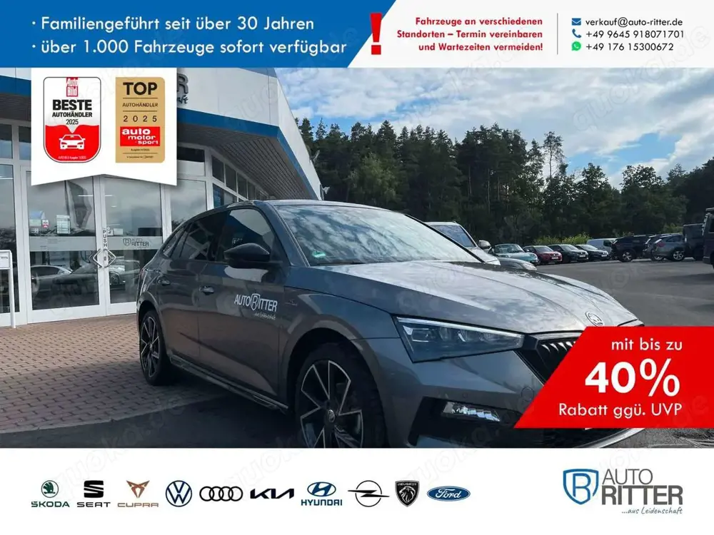 Skoda Scala 1.0 TSI DSG Monte Carlo Pano+ACC+Sitzhe...