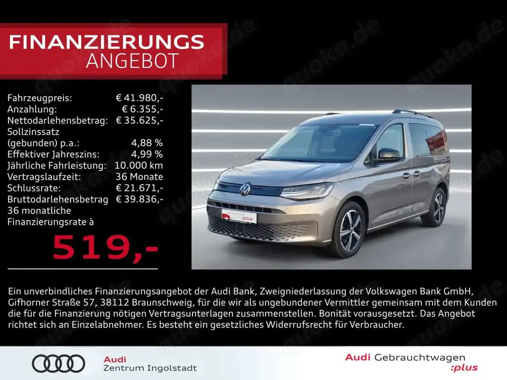 Volkswagen Caddy California 2.0 TDI DSG STHZG LED ACC