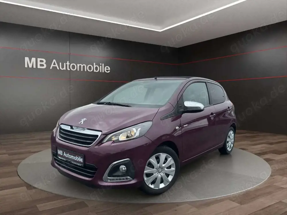 Peugeot 108 TOP Style 1.Hand *nur 9300 TKM* Faltdach/Kam
