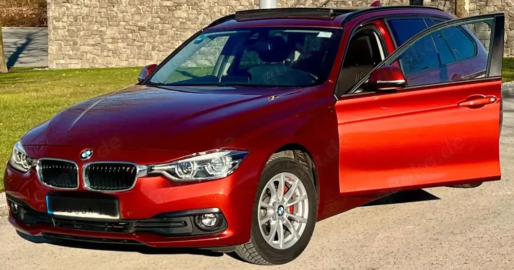 BMW 318 herbstrot, AHK, Panorama-SD, HK-Sound, HUD