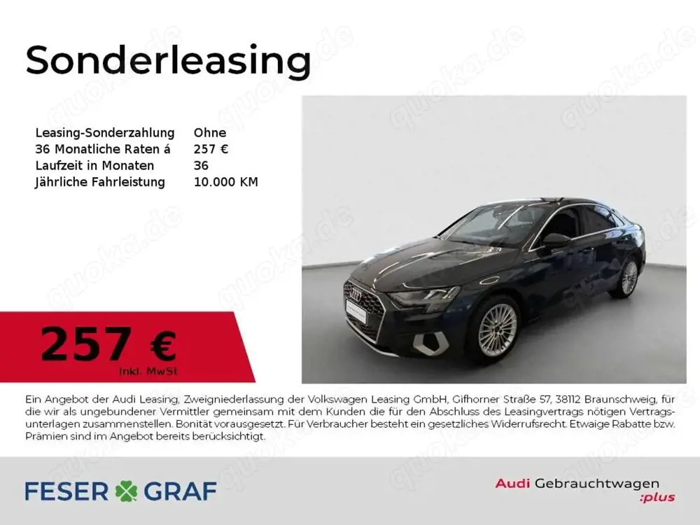 Audi A3 Lim. advanced 35 TFSI S tronic Smartphone Inter./P