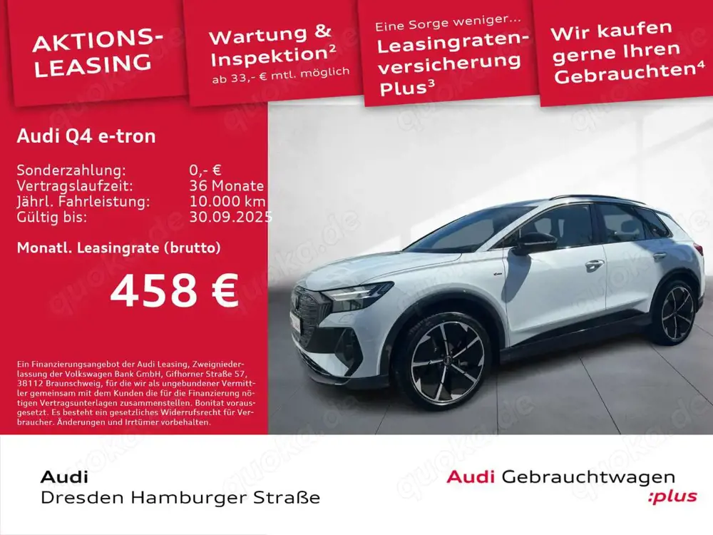 Audi Q4 e-tron 55 quattro S line Matrix SONOS AHZV