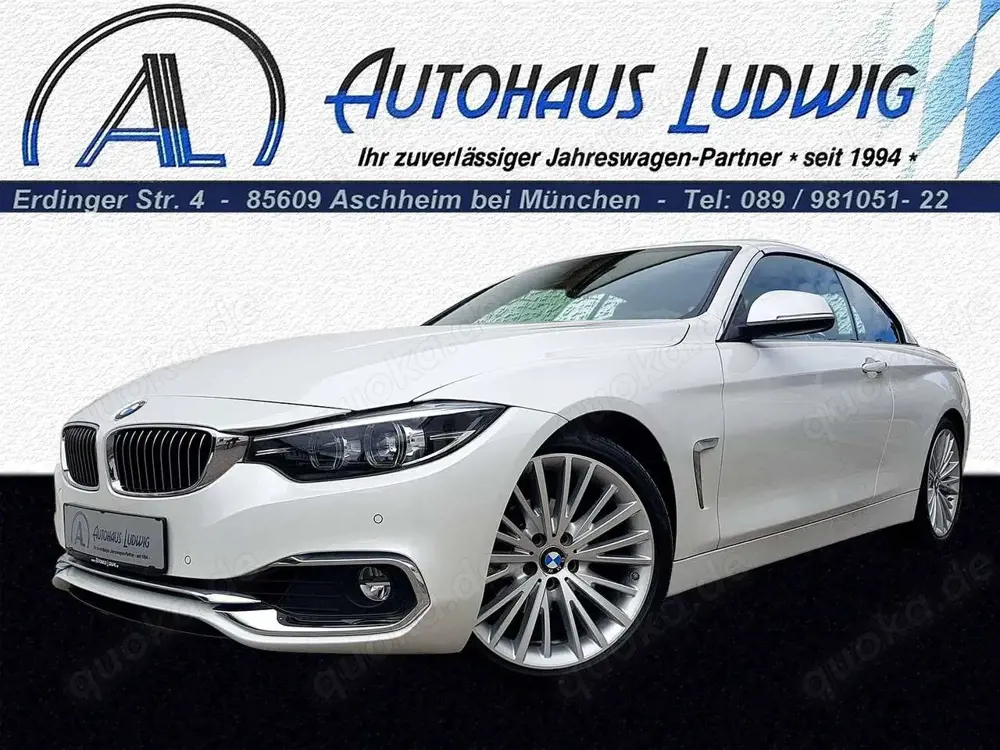 BMW 420 i Cabrio Sport-Aut. Luxury Line*HUD*LL. BMW SH