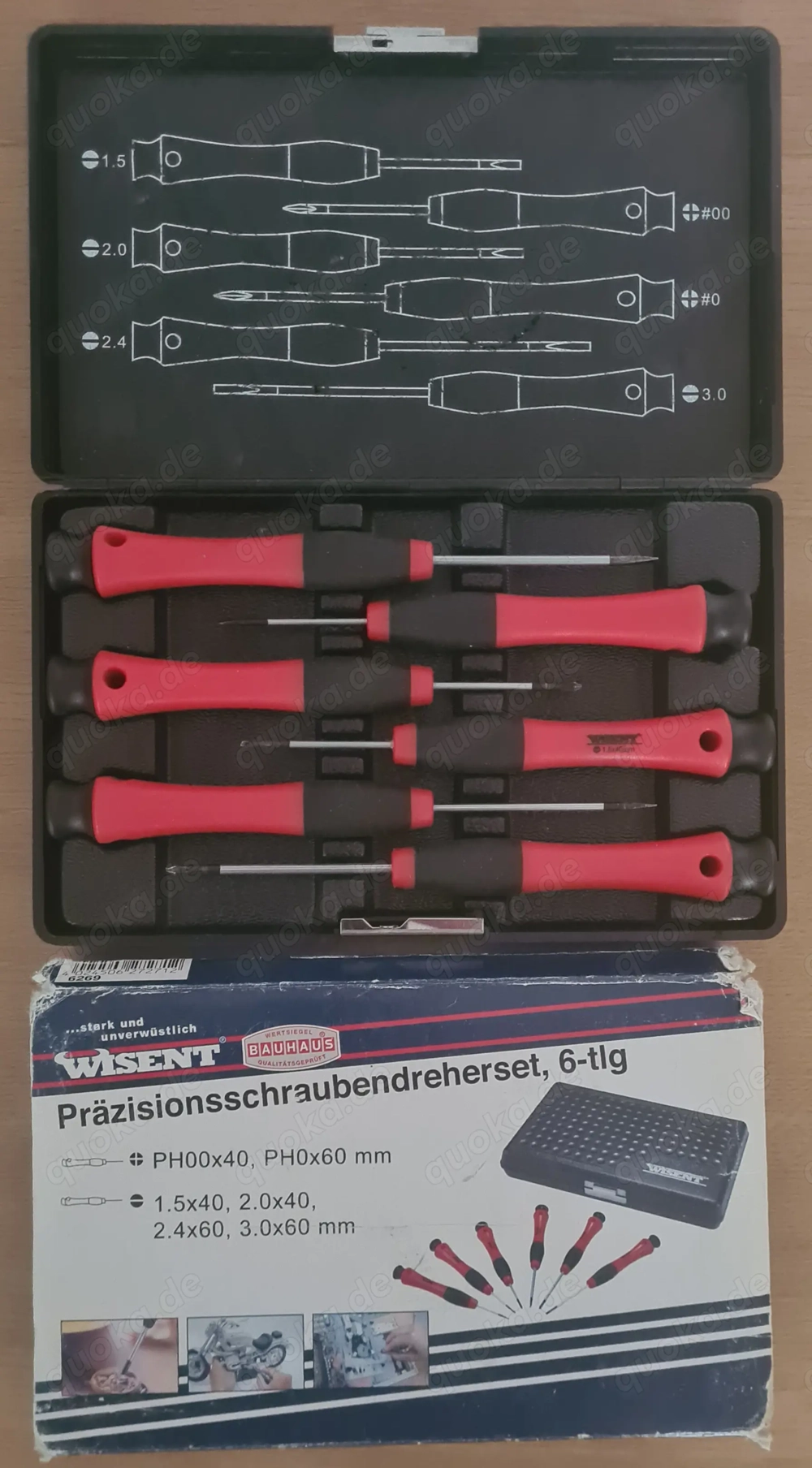 Wisent Präzisions Schraubendreher Set Satz 6-teilig