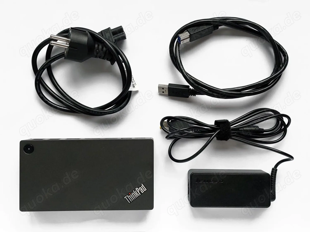 Lenovo ThinkPad USB 3.0 Ultra Dock 40A8 mit Netzteil und Kabel